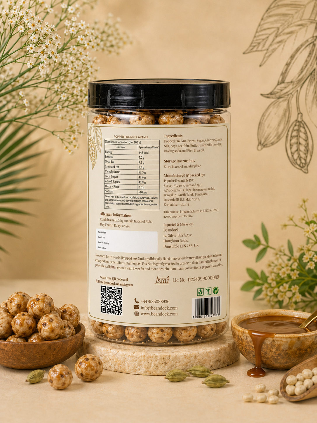 Roasties Makhana (Foxnut)  – Caramel