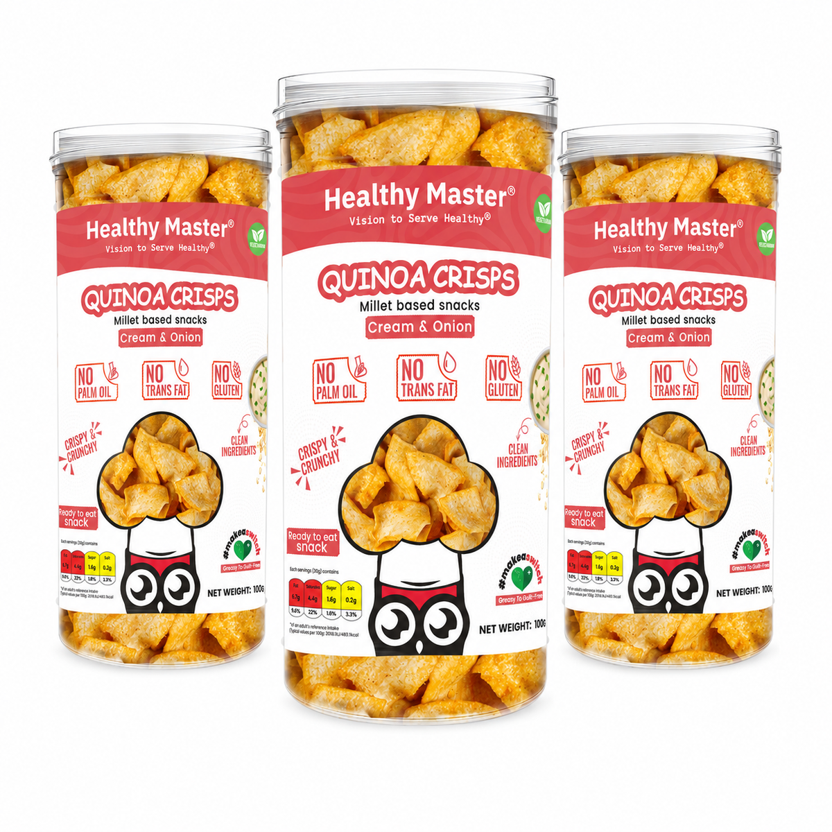 Quinoa Crisps Cream & Onion