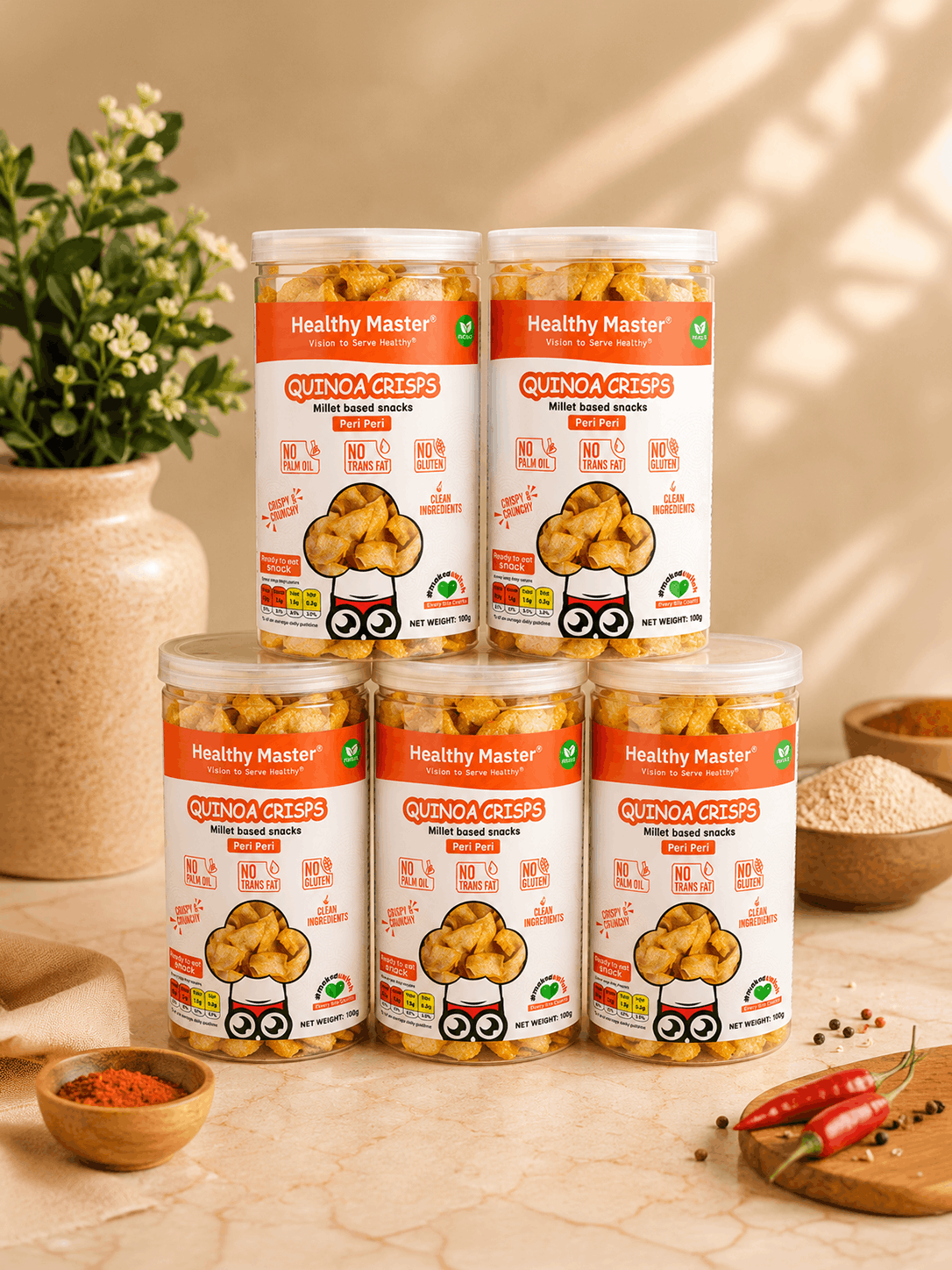 Quinoa Chips Peri Peri