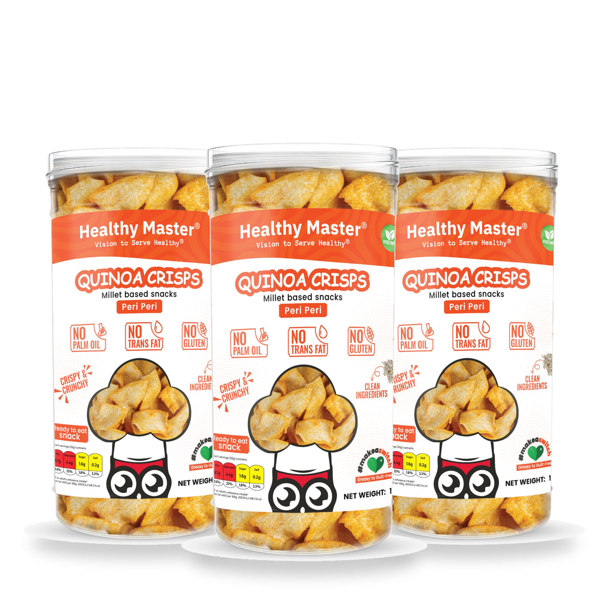 Quinoa Crisps Peri Peri