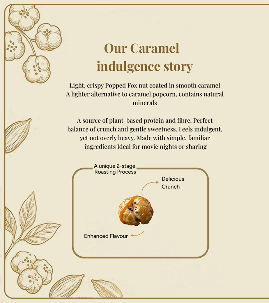 Roasties Makhana (Foxnut)  – Caramel