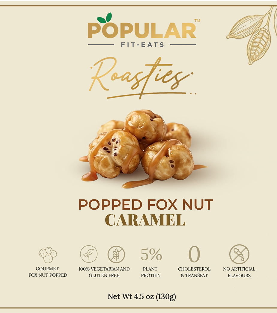 Roasties Makhana (Foxnut)  – Caramel